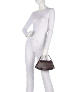 Ariell M Handtasche glattes Rindsleder bordeaux