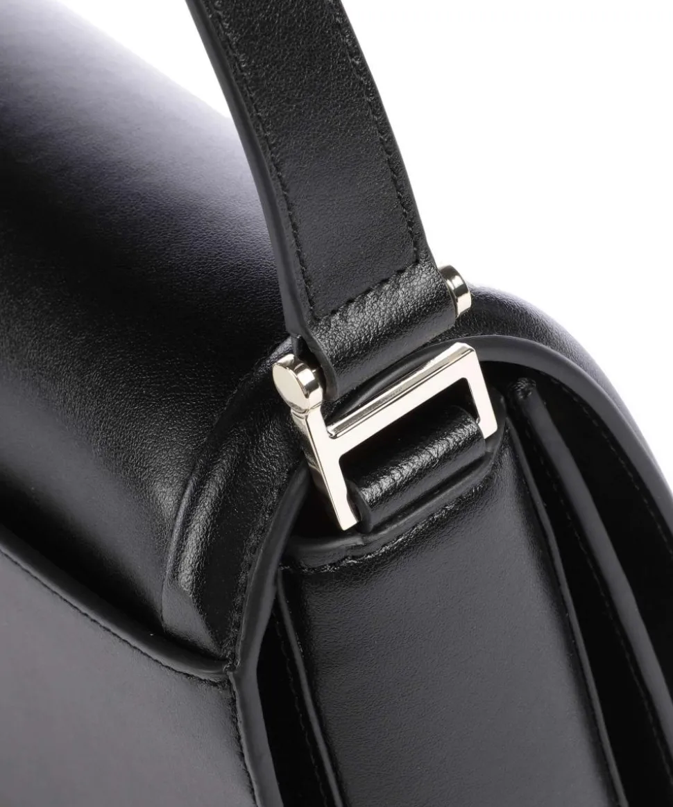 Ariell Umhängetasche fein genarbtes Rindsleder schwarz