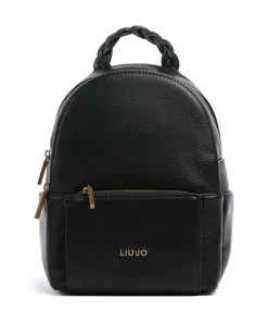 Arizona Rucksack Lederimitat schwarz