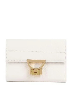 Arlettis Geldbörse genarbtes Leder weiß