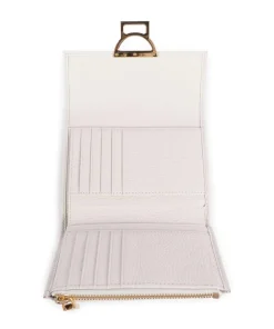 Arlettis Geldbörse genarbtes Leder weiß