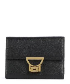 Arlettis Geldbörse genarbtes Leder schwarz