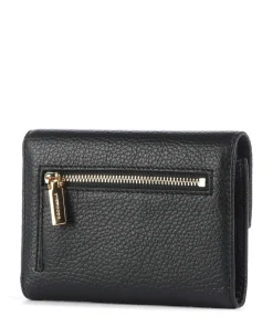 Arlettis Geldbörse genarbtes Leder schwarz