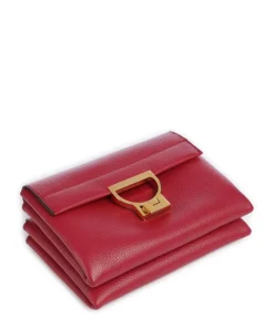 Arlettis Signature Umhängetasche genarbtes Leder rot