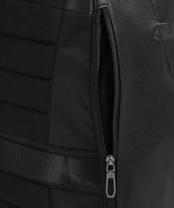 Arne Reiserucksack genarbtes Rindsleder schwarz