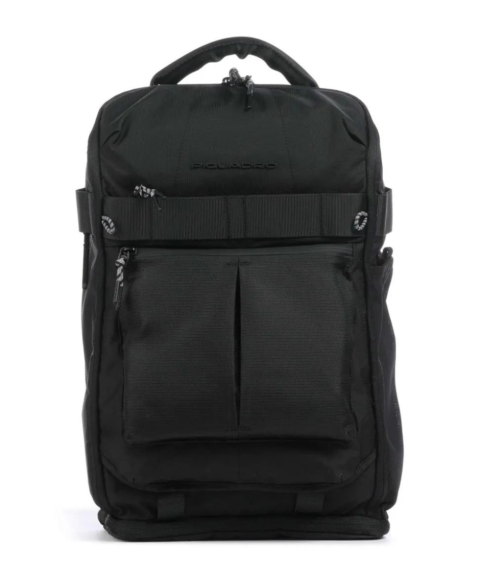 Arne Rucksack 15″ recyceltes Polyester schwarz