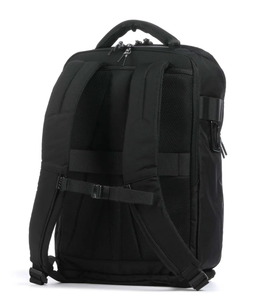 Arne Rucksack 15″ recyceltes Polyester schwarz