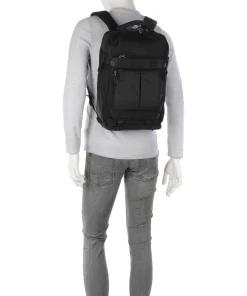Arne Rucksack 15″ recyceltes Polyester schwarz