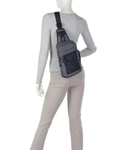 Arne Slingbag recyceltes Polyester blaugrau