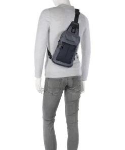 Arne Slingbag recyceltes Polyester blaugrau