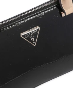 Arnela Schultertasche Lederimitat schwarz