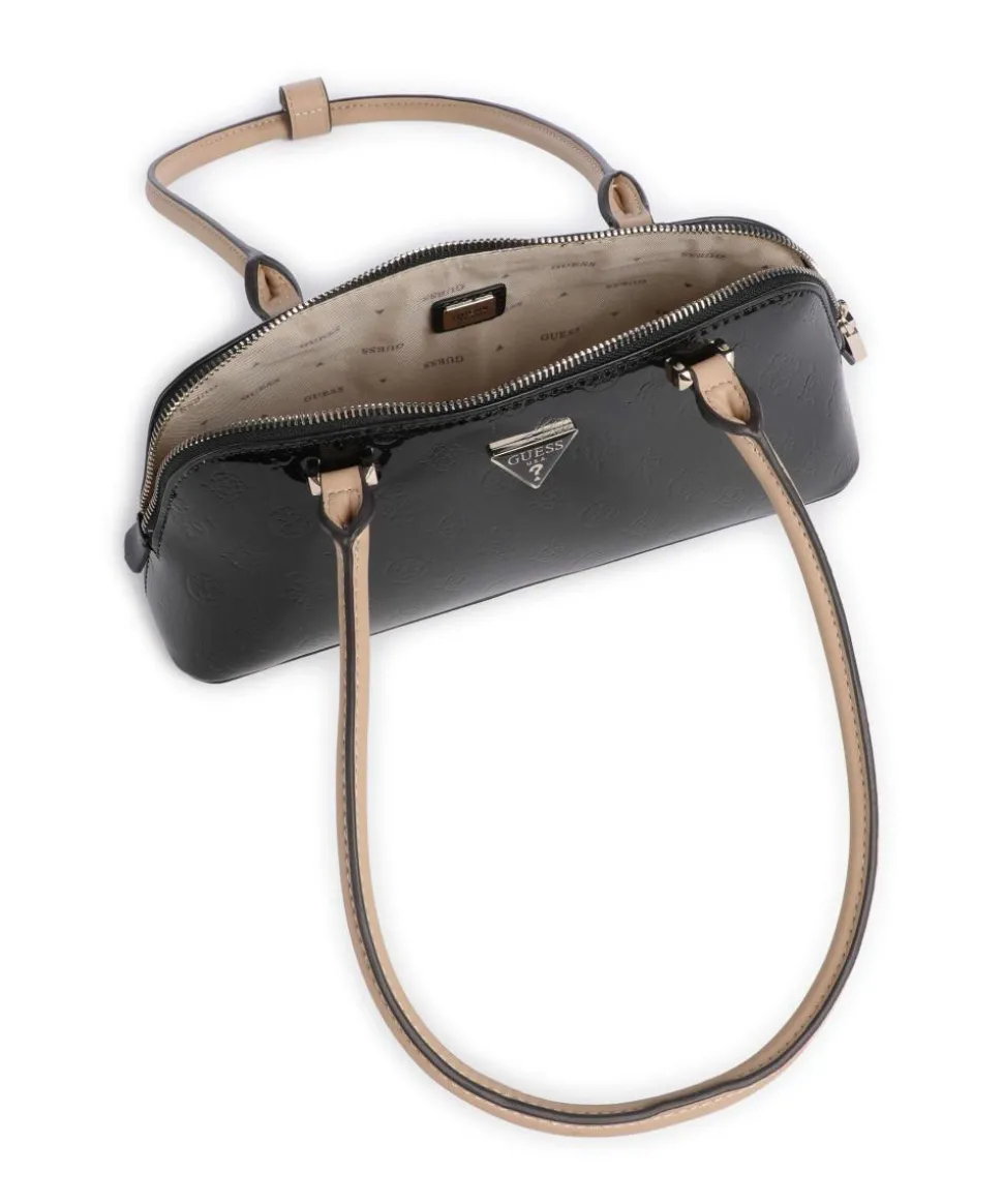 Arnela Schultertasche Lederimitat schwarz