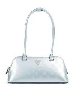 Arnela Schultertasche Lederimitat hellblau