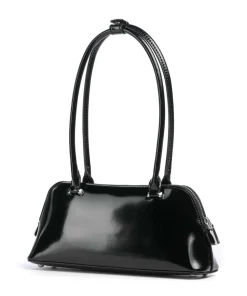 Arnela Schultertasche Lederimitat schwarz