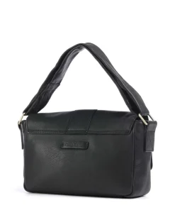 Art Gallery Handtasche genarbtes Rindsleder schwarz