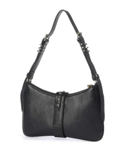 Arthemis Mini Schultertasche fein genarbtes Kalbsleder schwarz