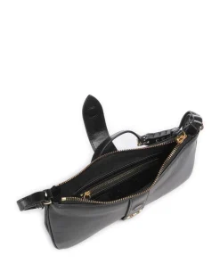 Arthemis Mini Schultertasche fein genarbtes Kalbsleder schwarz