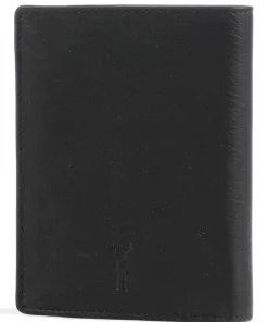 Aruba 100 Geldbörse fein genarbtes Leder schwarz