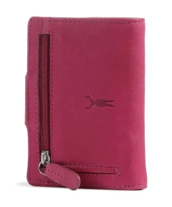 Aruba 500 Kreditkartenetui fein genarbtes Leder pink