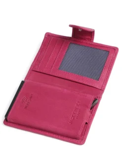 Aruba 500 Kreditkartenetui fein genarbtes Leder pink