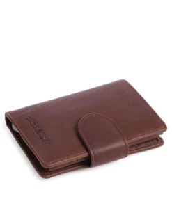 Aruba 500 Kreditkartenetui fein genarbtes Leder braun