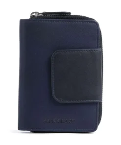 Aruba 511 RFID Geldbörse fein genarbtes Leder dunkelblau