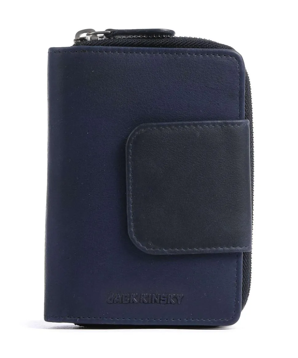 Aruba 511 RFID Geldbörse fein genarbtes Leder dunkelblau