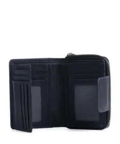 Aruba 511 RFID Geldbörse fein genarbtes Leder dunkelblau