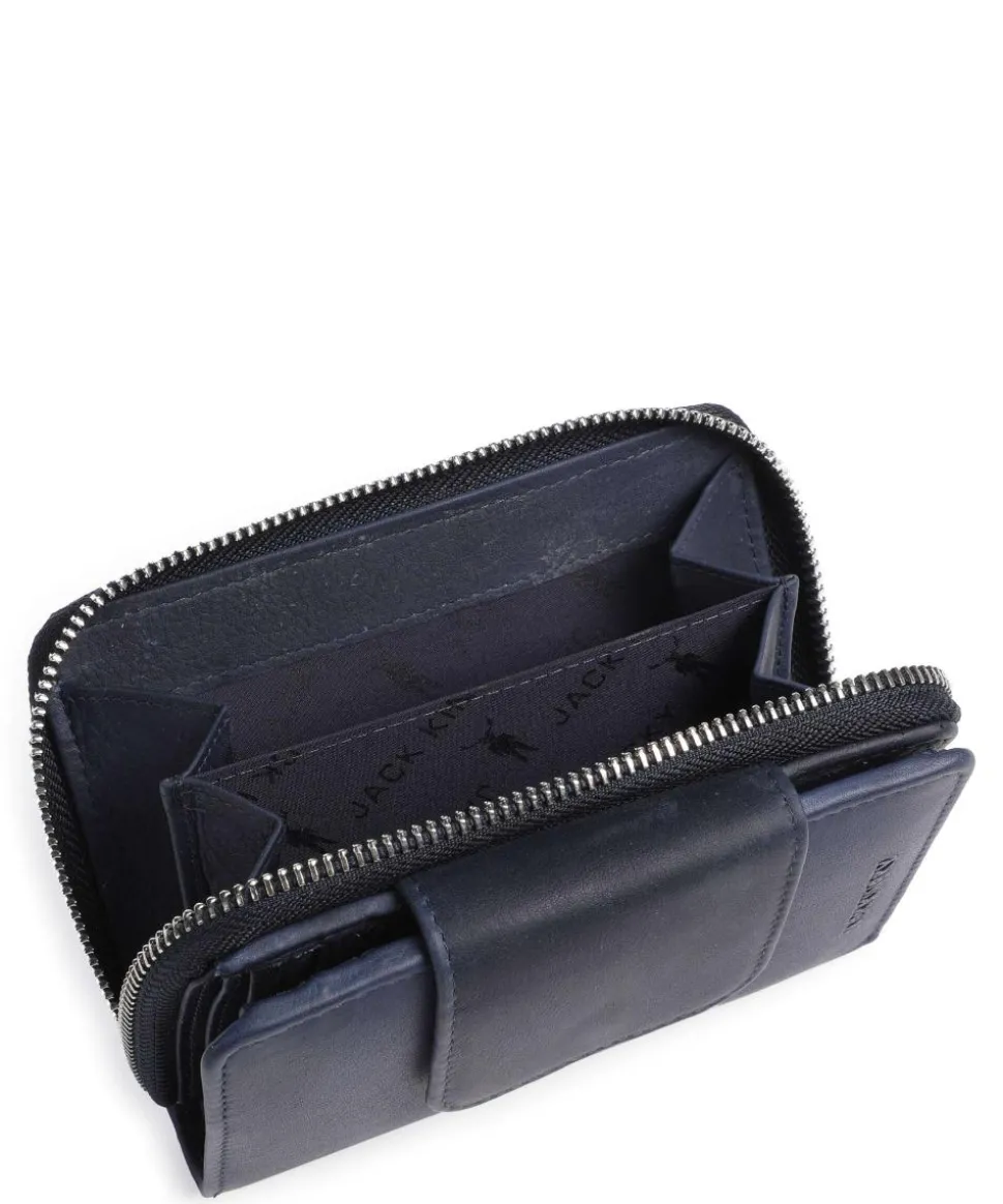 Aruba 511 RFID Geldbörse fein genarbtes Leder dunkelblau