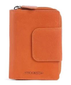 Aruba 511 RFID Geldbörse fein genarbtes Leder orange