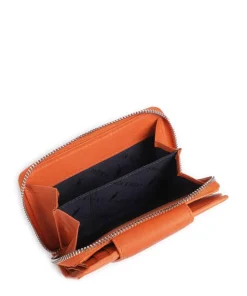 Aruba 511 RFID Geldbörse fein genarbtes Leder orange