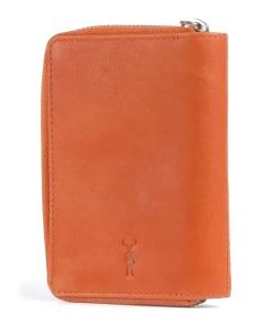 Aruba 511 RFID Geldbörse fein genarbtes Leder orange
