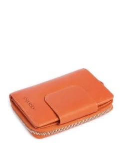 Aruba 511 RFID Geldbörse fein genarbtes Leder orange