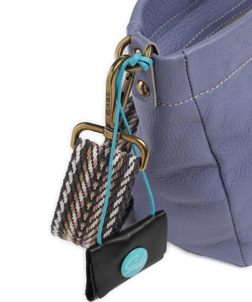 Aruba Vale Schultertasche genarbtes Kalbsleder violett