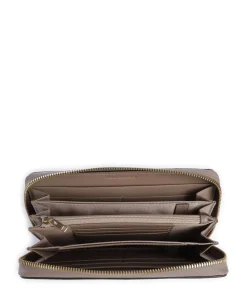 Ashley RFID Geldbörse fein genarbtes Rindsleder beige