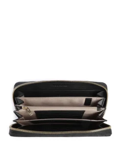 Ashley RFID Geldbörse fein genarbtes Rindsleder schwarz