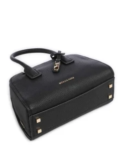 Ashton Umhängetasche genarbtes Rindsleder schwarz