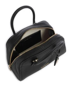 Ashton Umhängetasche genarbtes Rindsleder schwarz