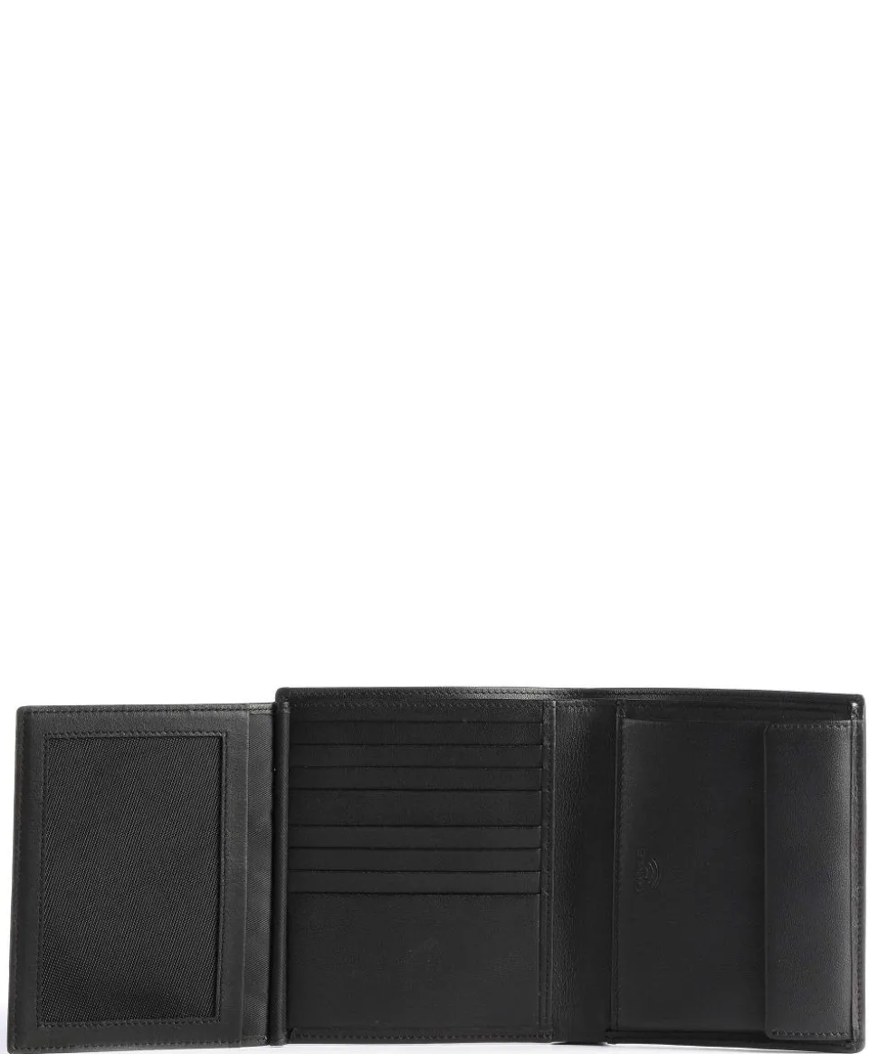 Aspen Riko RFID Geldbörse Leder schwarz