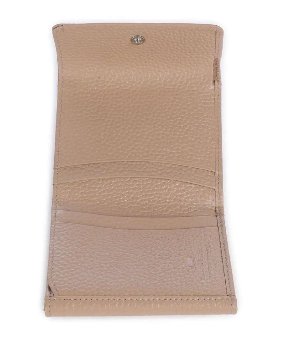 Asti Geldbörse genarbtes Leder creme