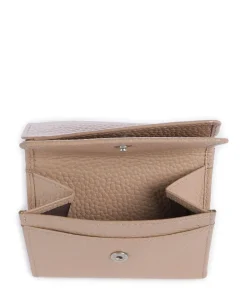 Asti Geldbörse genarbtes Leder creme