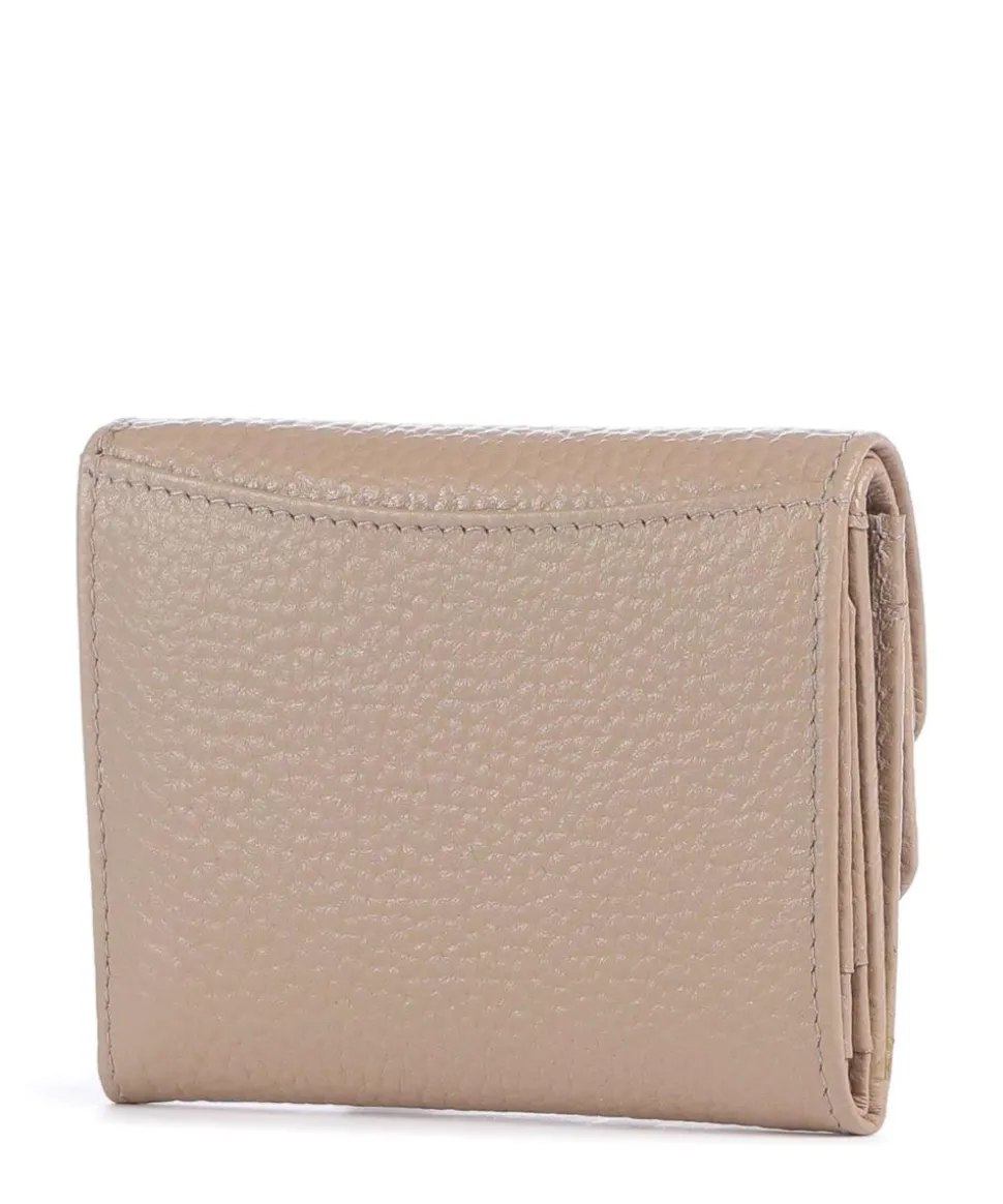 Asti Geldbörse genarbtes Leder creme