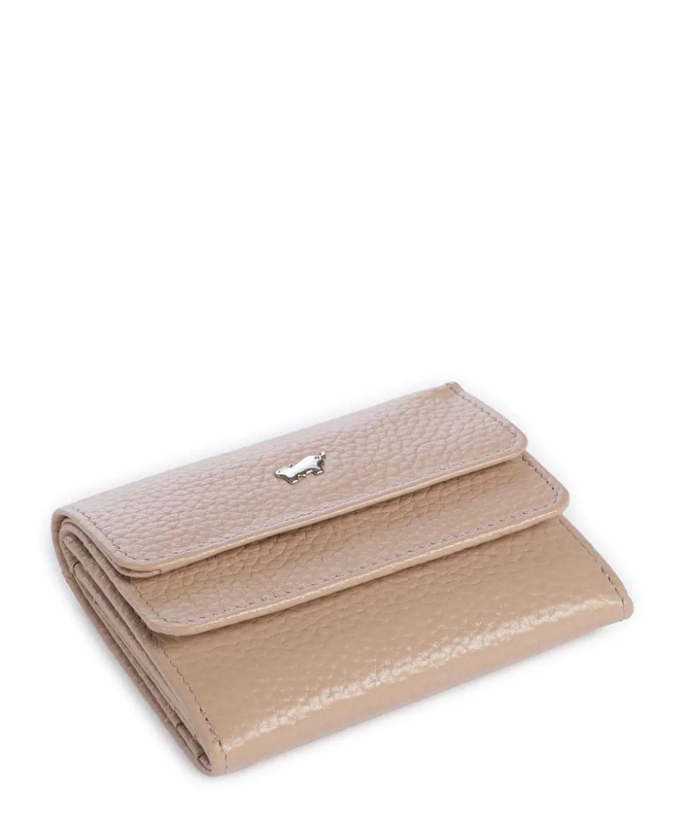 Asti Geldbörse genarbtes Leder creme