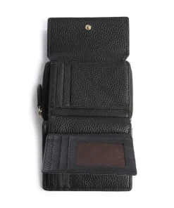 Asti Geldbörse genarbtes Rindsleder schwarz