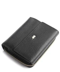 Asti Geldbörse genarbtes Rindsleder schwarz