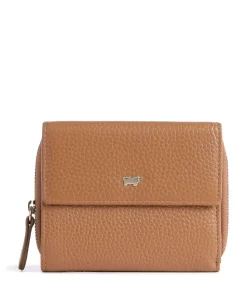 Asti Geldbörse genarbtes Rindsleder braun