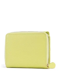 Asti Geldbörse genarbtes Rindsleder gelbgrün