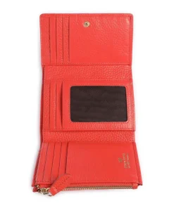 Asti Geldbörse genarbtes Rindsleder hellrot