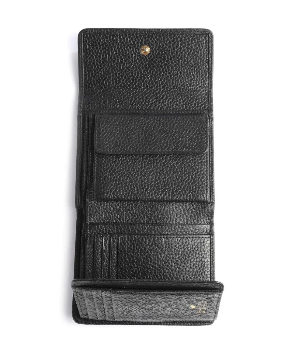 Asti Geldbörse genarbtes Rindsleder schwarz