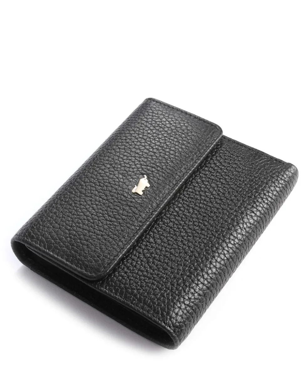 Asti Geldbörse genarbtes Rindsleder schwarz